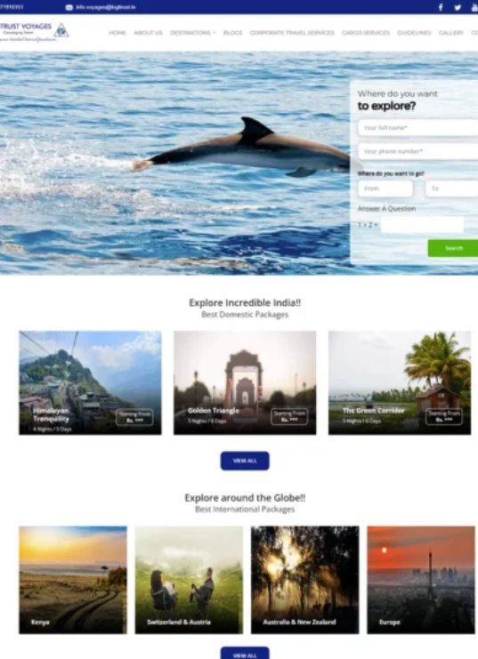 Logitrusrt Voyages Website